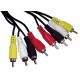 КАБЕЛ 4RCA/4RCA 1.5M КАБЕЛ 4RCA/4RCA 1.5M